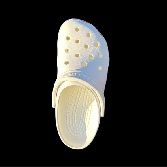 Crocs Womems Sz 8 Men’s Sz 6 White Comfortable Clog Slides - Picture 8 of 10